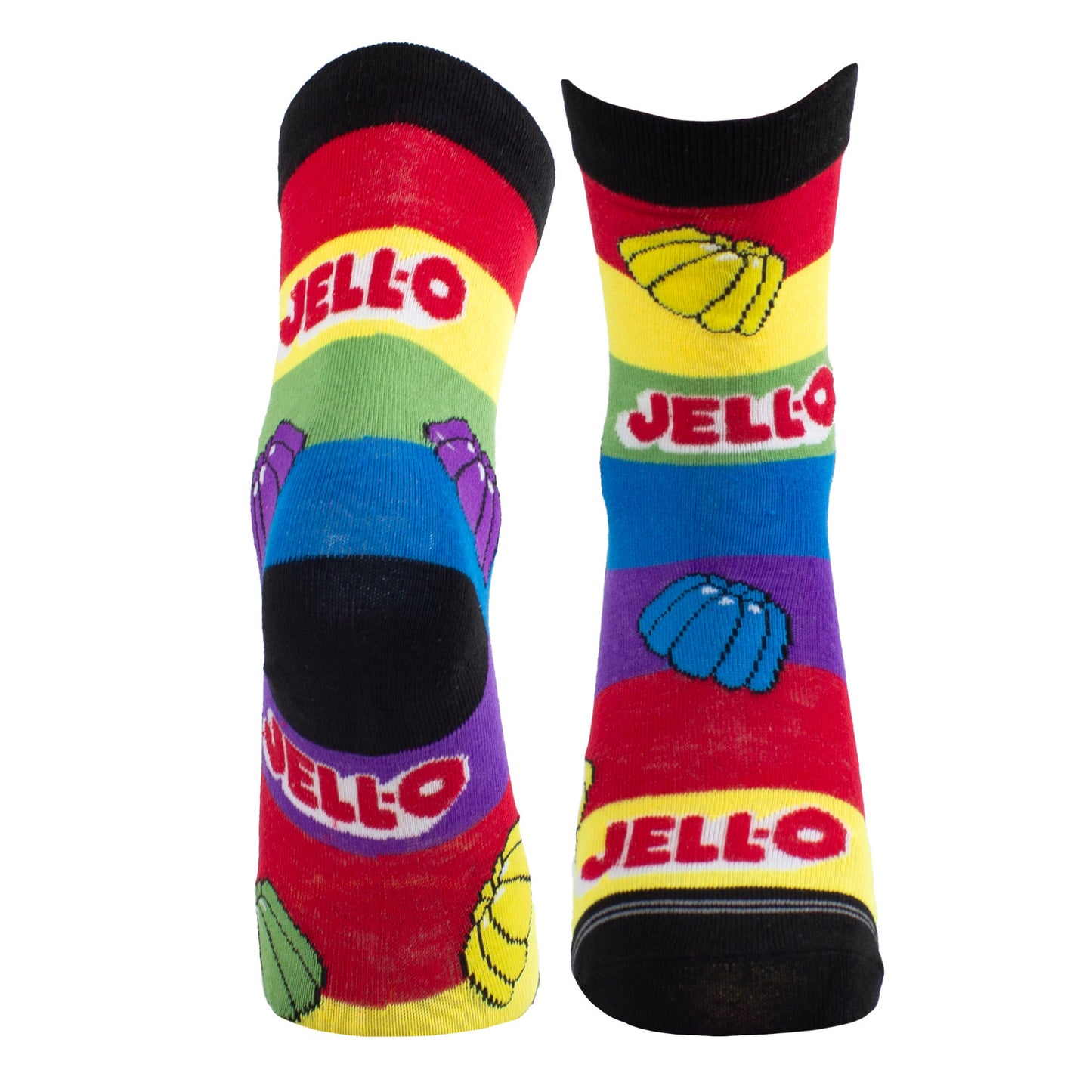 Jell-O Crew Socks: Stripes