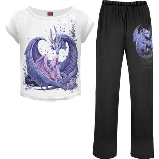 Spiral Ladies 4 Piece Gothic Pyjama Set: Maternal Instincts