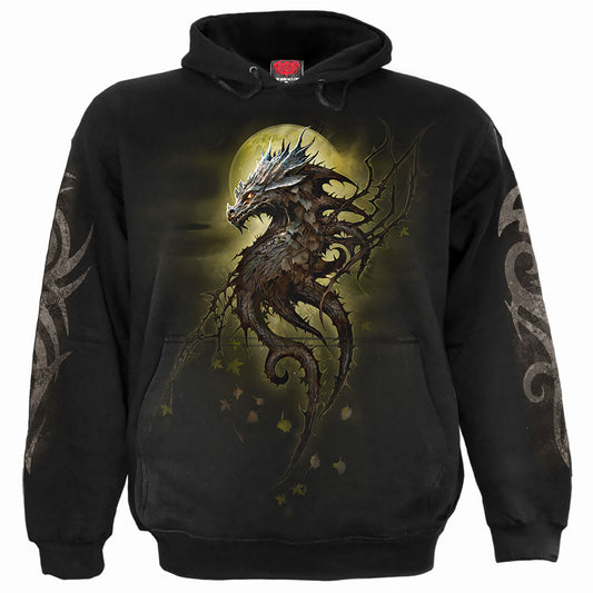 Spiral Pullover Hoodie: Oak Dragon