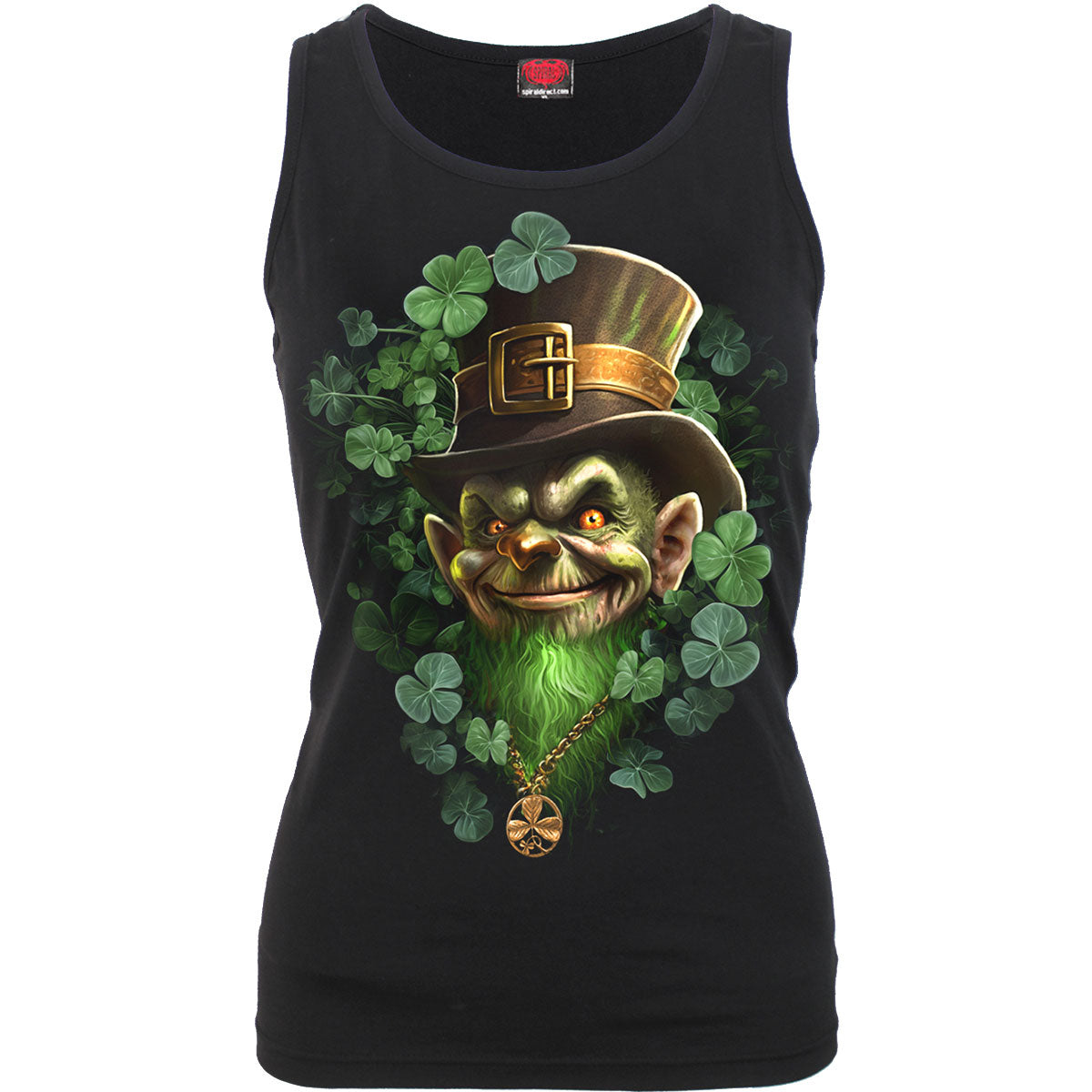 Spiral Ladies Razor Back Vest T-Shirt: Shenanigans