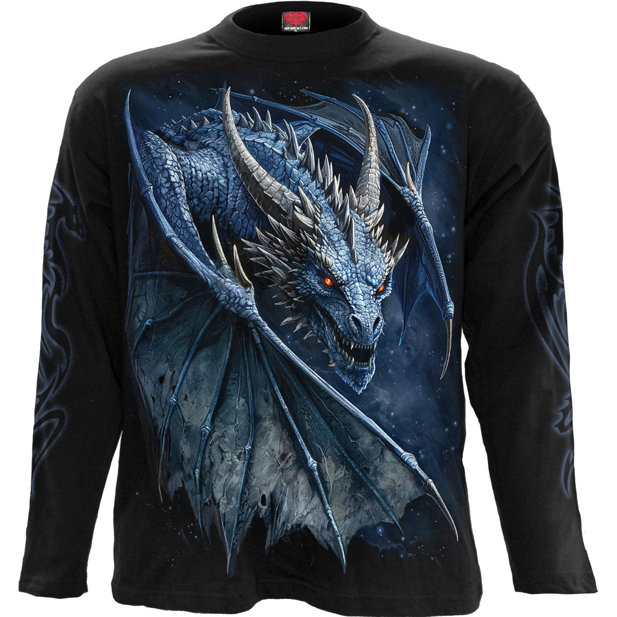 Spiral Long Sleeve T-Shirt: Storm Dragon