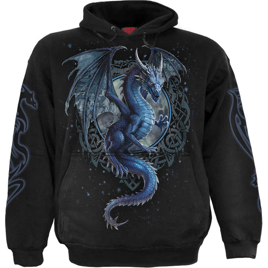 Spiral Pullover Hoodie: Storm Dragon