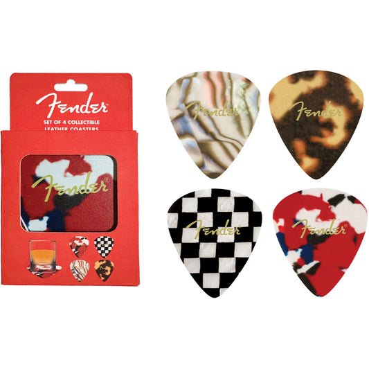 Fender Leather Coaster Set: Patterns