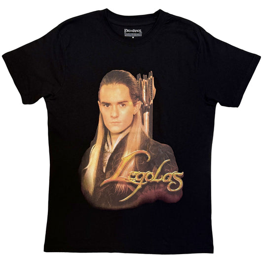 Lord of the Rings T-Shirt: Legolas Gold Text