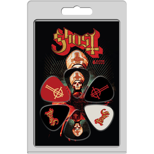 Ghost Plectrum Pack: Logos Covers 6-Pack