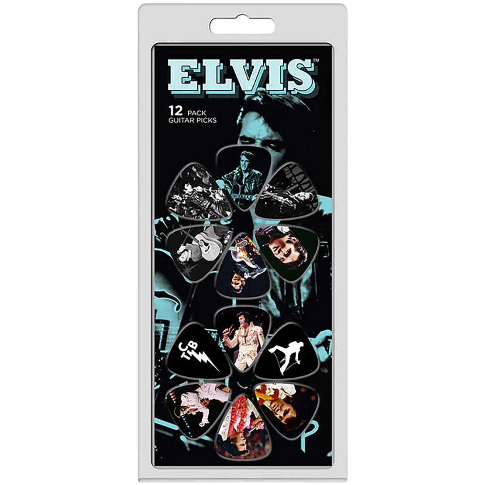 Elvis Presley Plectrum Pack: Faces 12-Pack