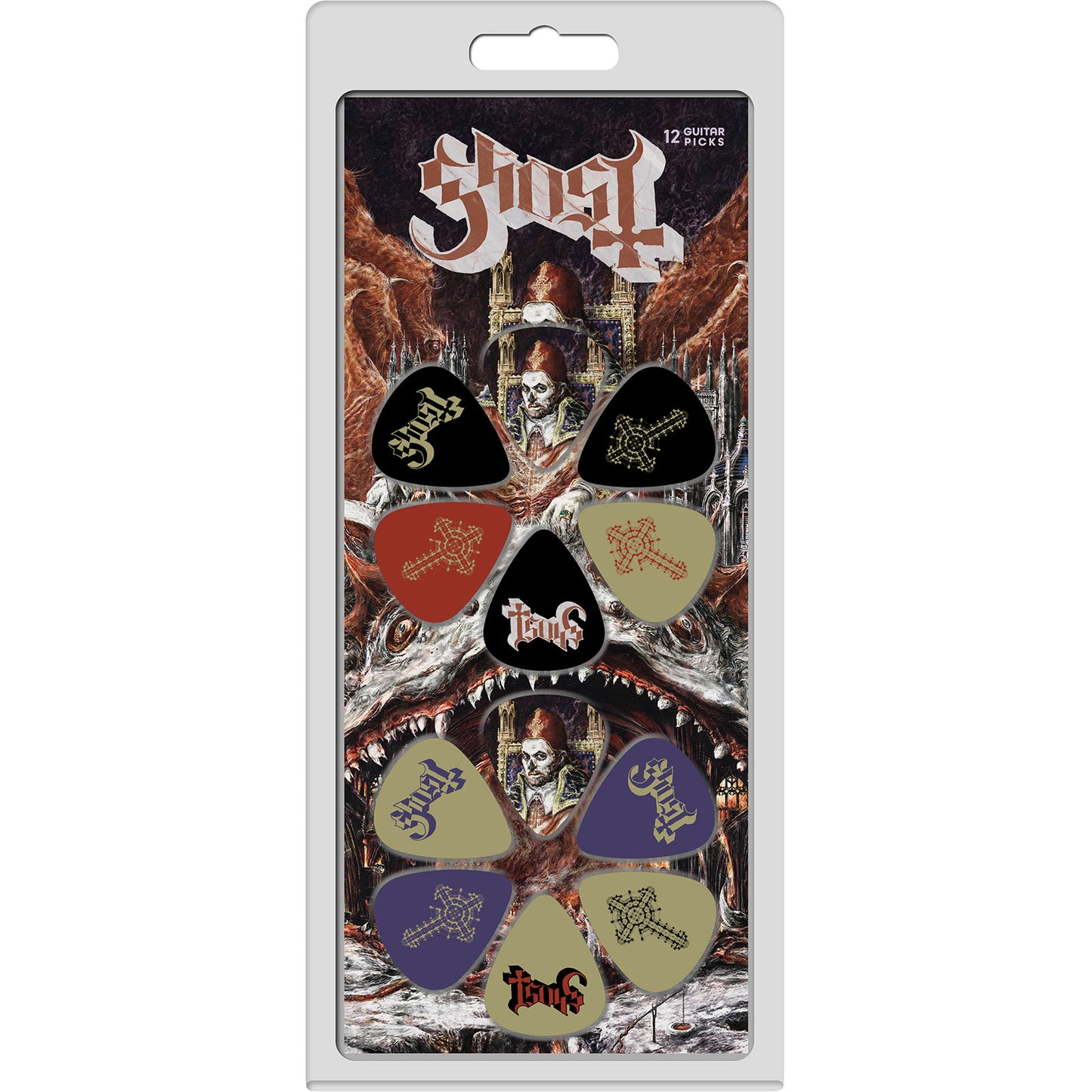 Ghost Plectrum Pack: Logos 12-Pack