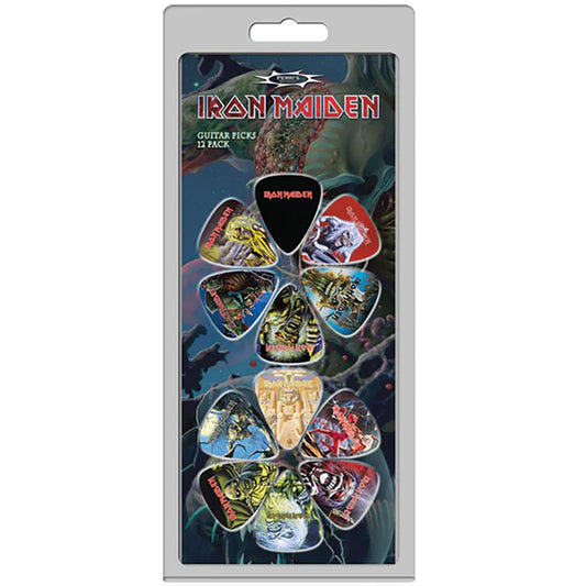 Iron Maiden Plectrum Pack: Album Covers 12-Pack