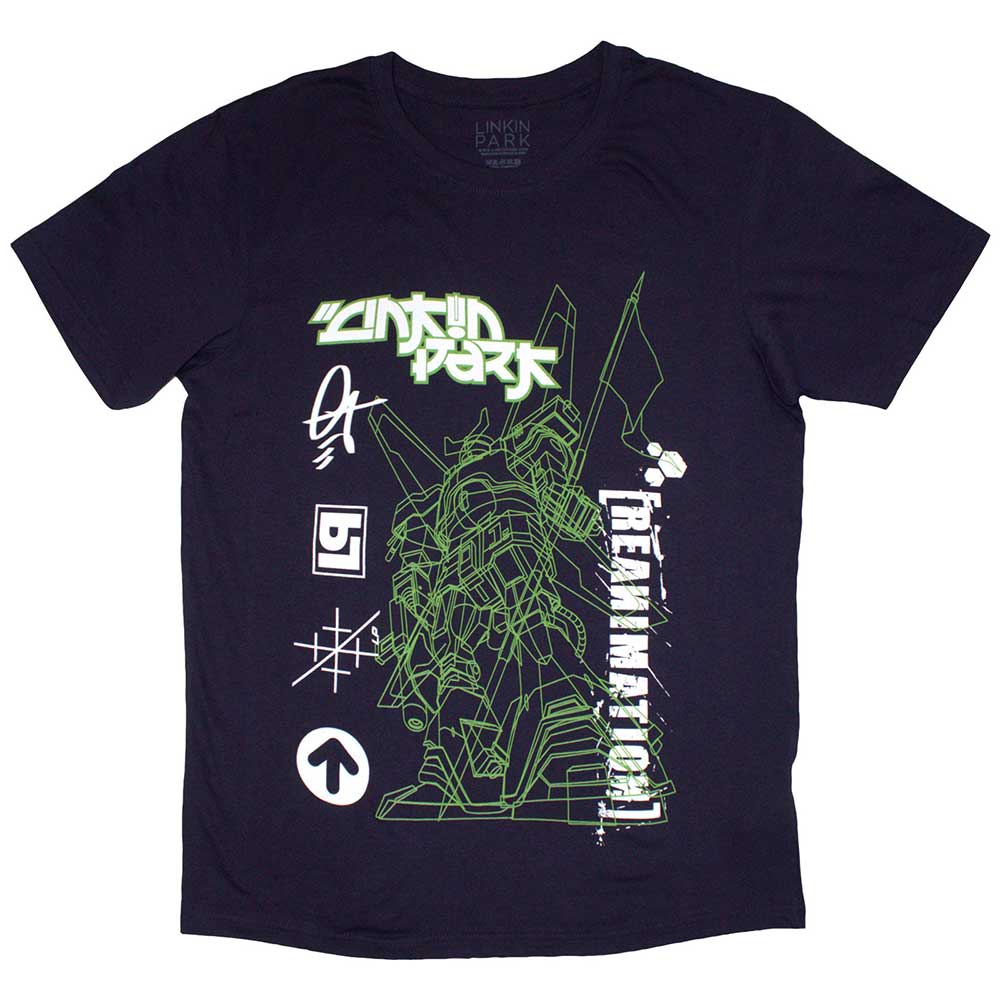 Linkin Park T-Shirt: Reanimation Robot Sketch