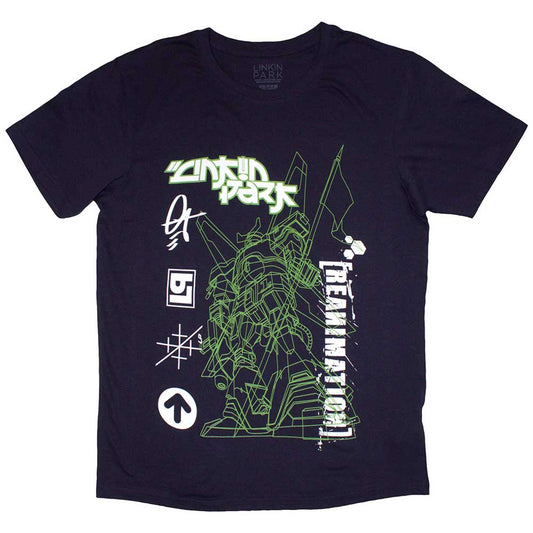 Linkin Park T-Shirt: Reanimation Robot Sketch