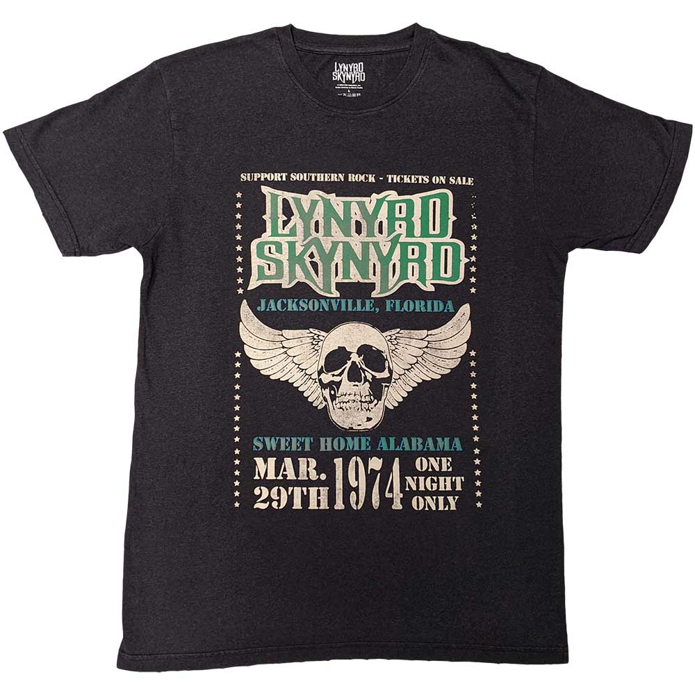 Lynyrd Skynyrd T-Shirt: Winged Skull