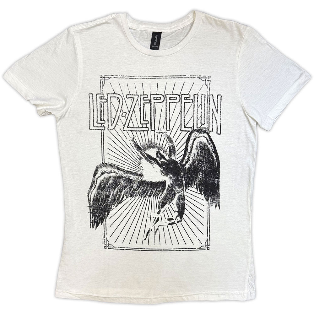 Led Zeppelin Ladies T-Shirt: Icarus Burst