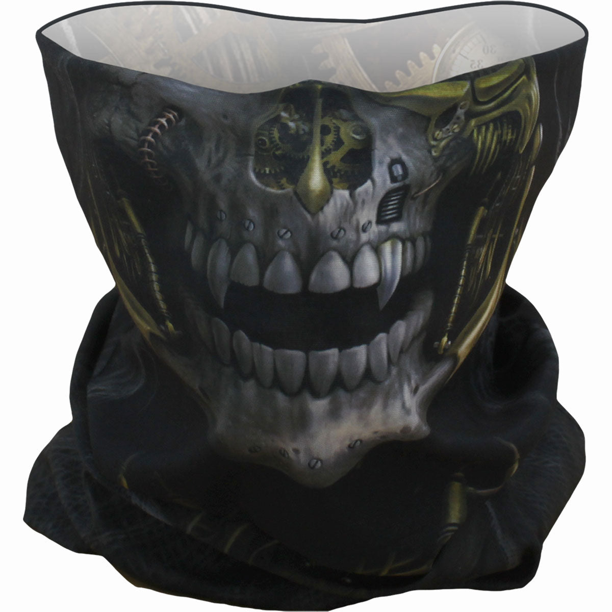 Spiral Multifunction Face Wrap: Steam Punk Reaper