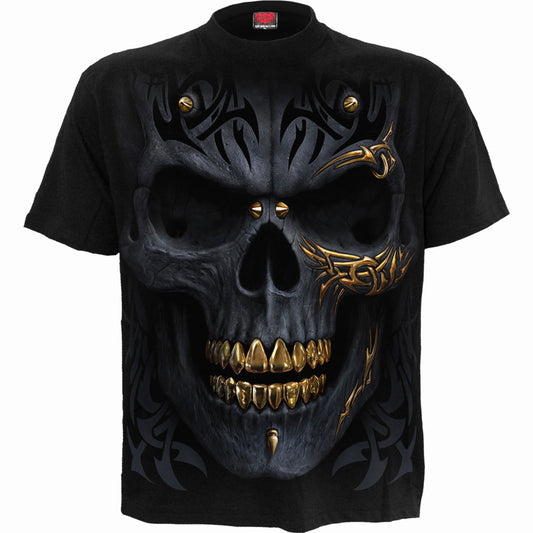 Spiral T-Shirt: Black Gold