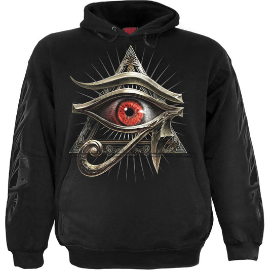 Spiral Pullover Hoodie: Evil Eye