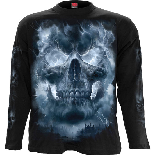 Spiral Long Sleeve T-Shirt: Grave Skies
