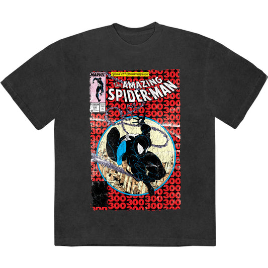 Marvel Comics Stone Wash T-Shirt: Amazing Spider-Man 25th Anniversay