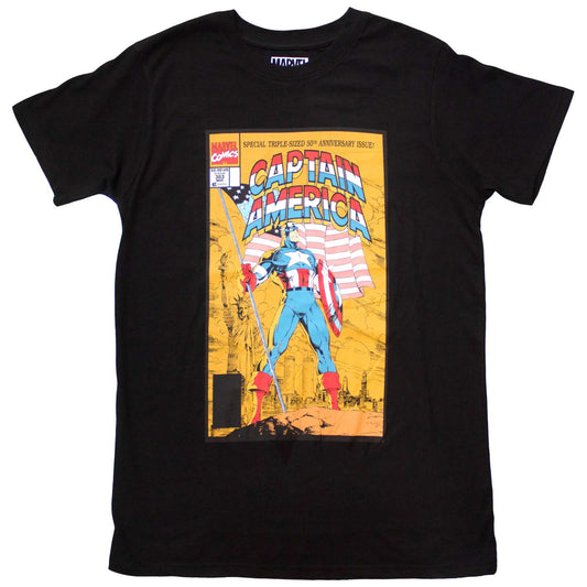 Marvel Comics T-Shirt: Captain America 50th Comic Cover
