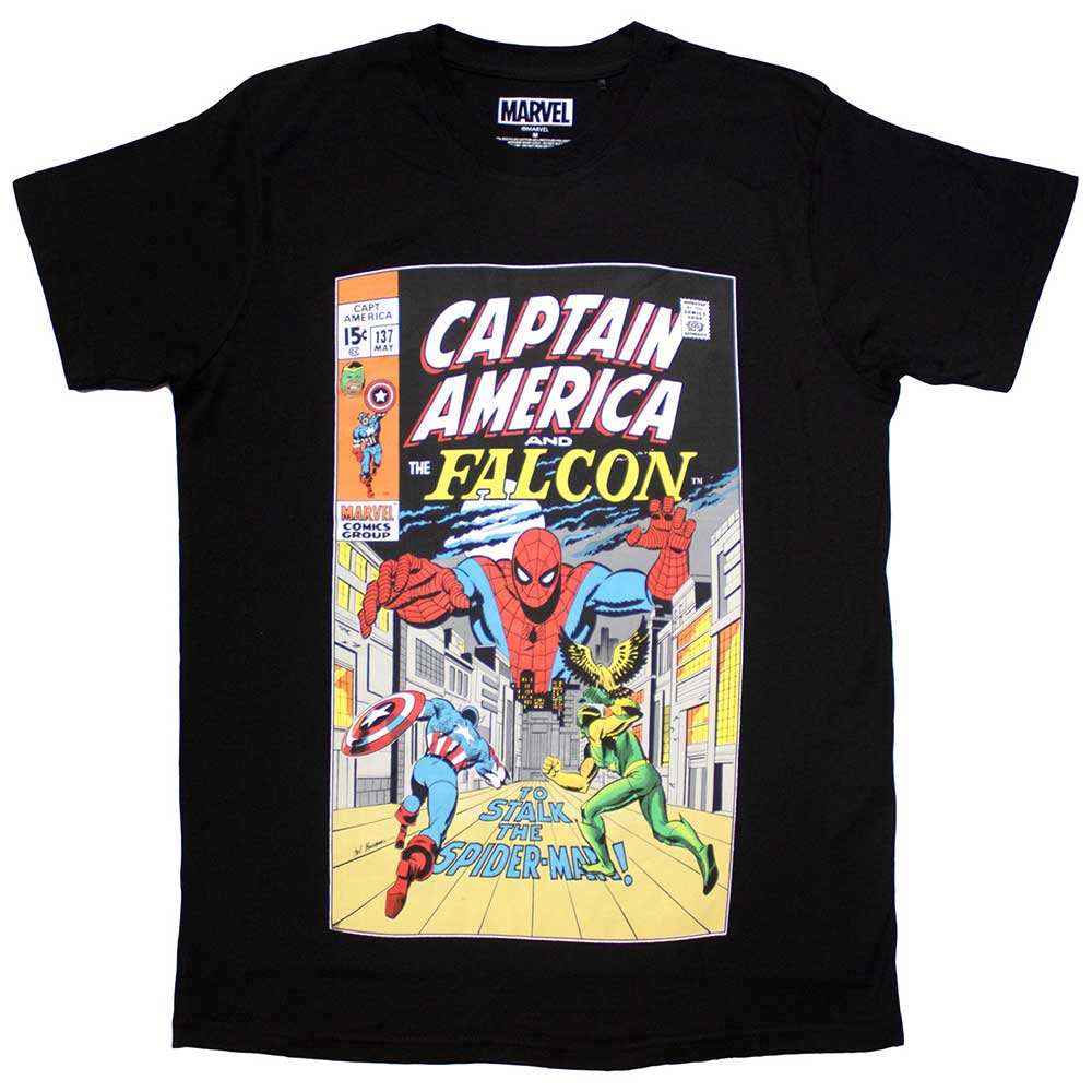 Marvel Comics T-Shirt: Captain America & Falcon Comic Cover