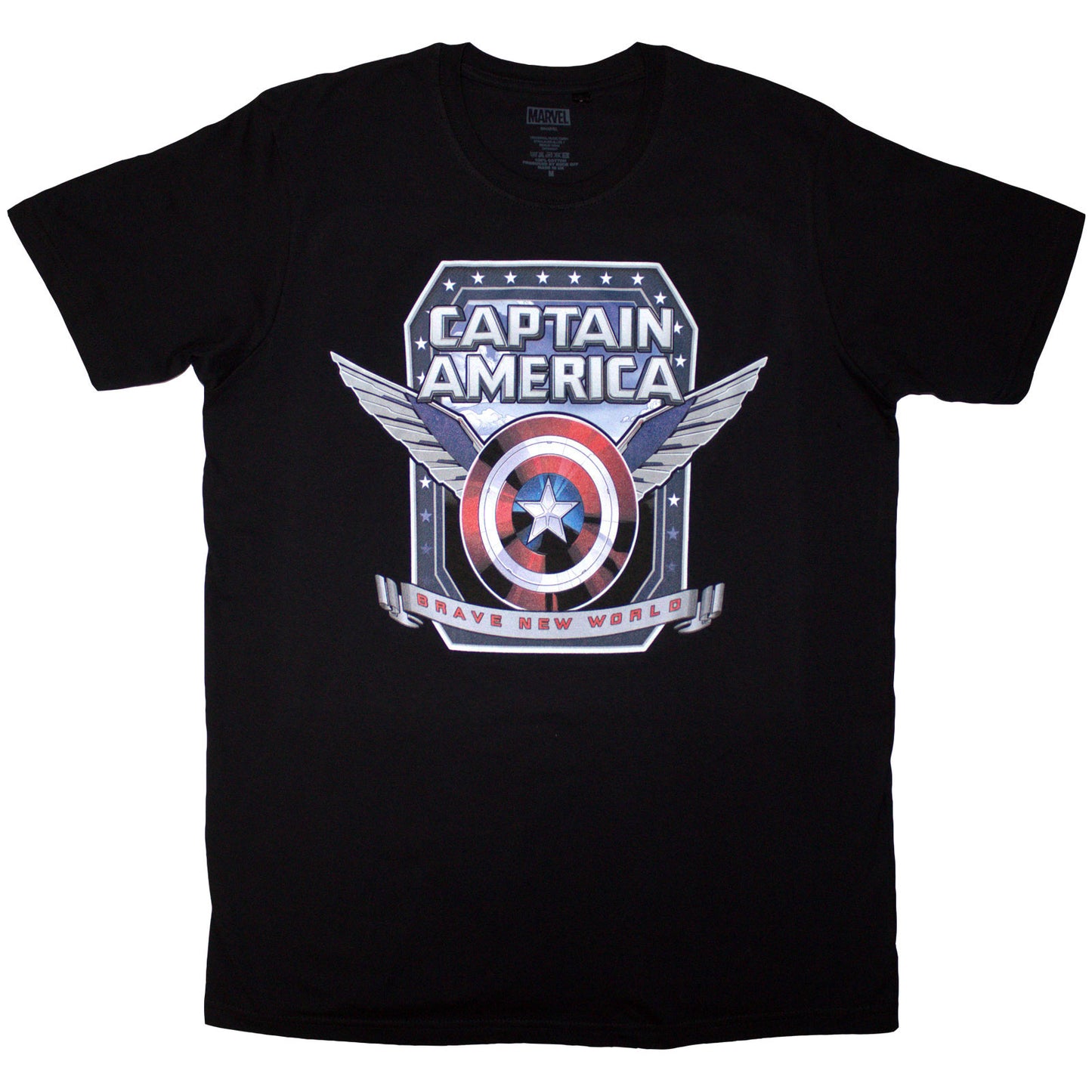 Marvel Comics T-Shirt: Captain America Brave New World Shield