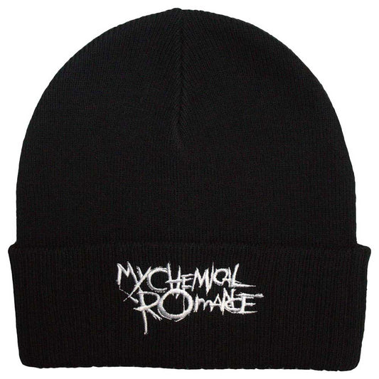 My Chemical Romance Beanie Hat: The Black Parade Logo