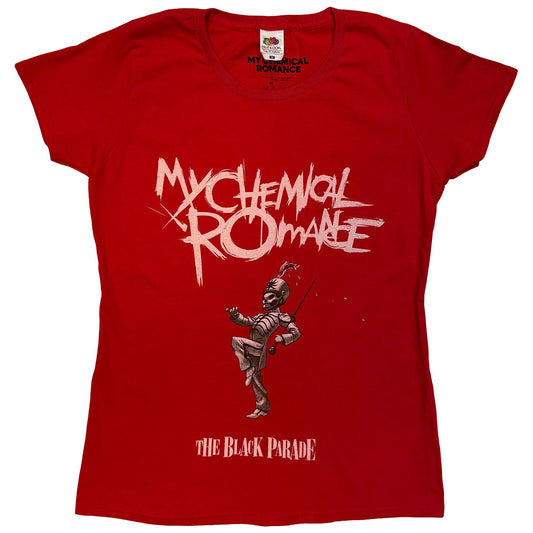 My Chemical Romance Ladies T-Shirt: The Black Parade Cover