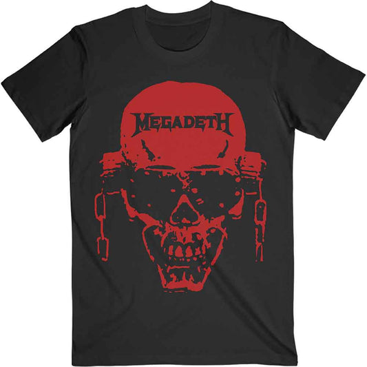 Megadeth T-Shirt: Vic Hi-Contrast Red