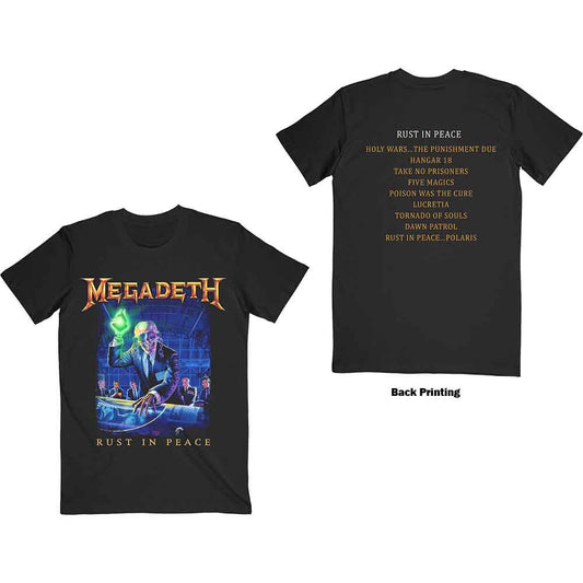 Megadeth T-Shirt: Rust In Peace Track list