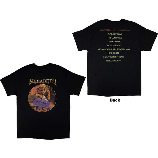 Megadeth T-Shirt: Peace Sells Track list