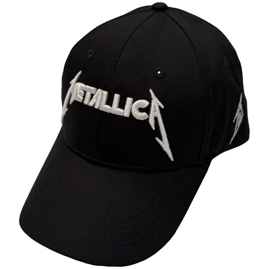 Metallica Baseball Cap: Text & M Logos