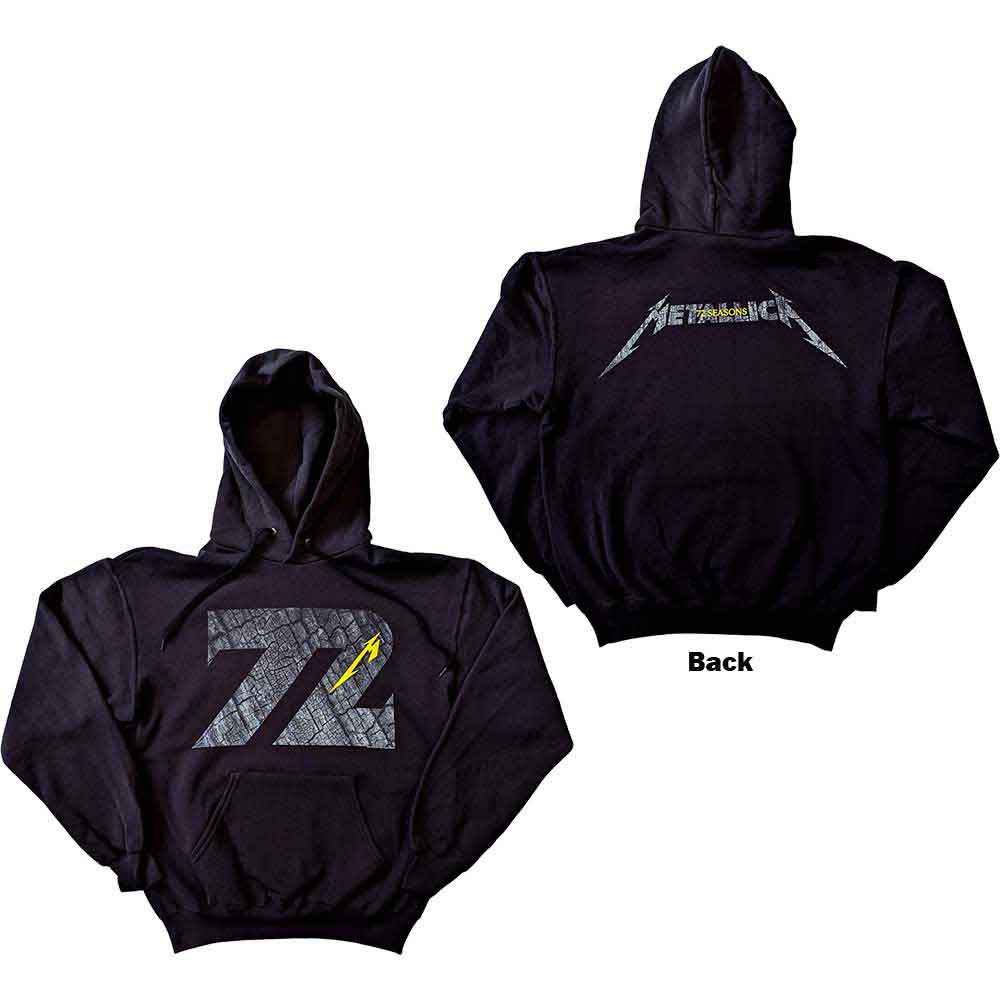 Metallica Pullover Hoodie: 72 Seasons Charred Logo
