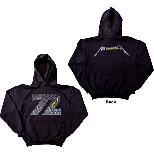 Metallica Pullover Hoodie: 72 Seasons Charred Logo