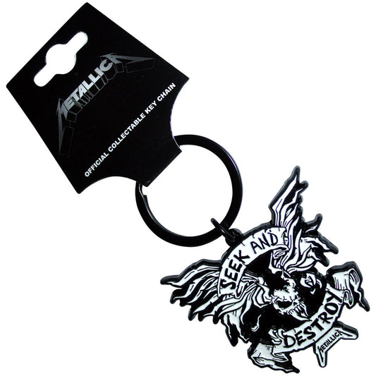 Metallica Keychain: Seek & Destroy
