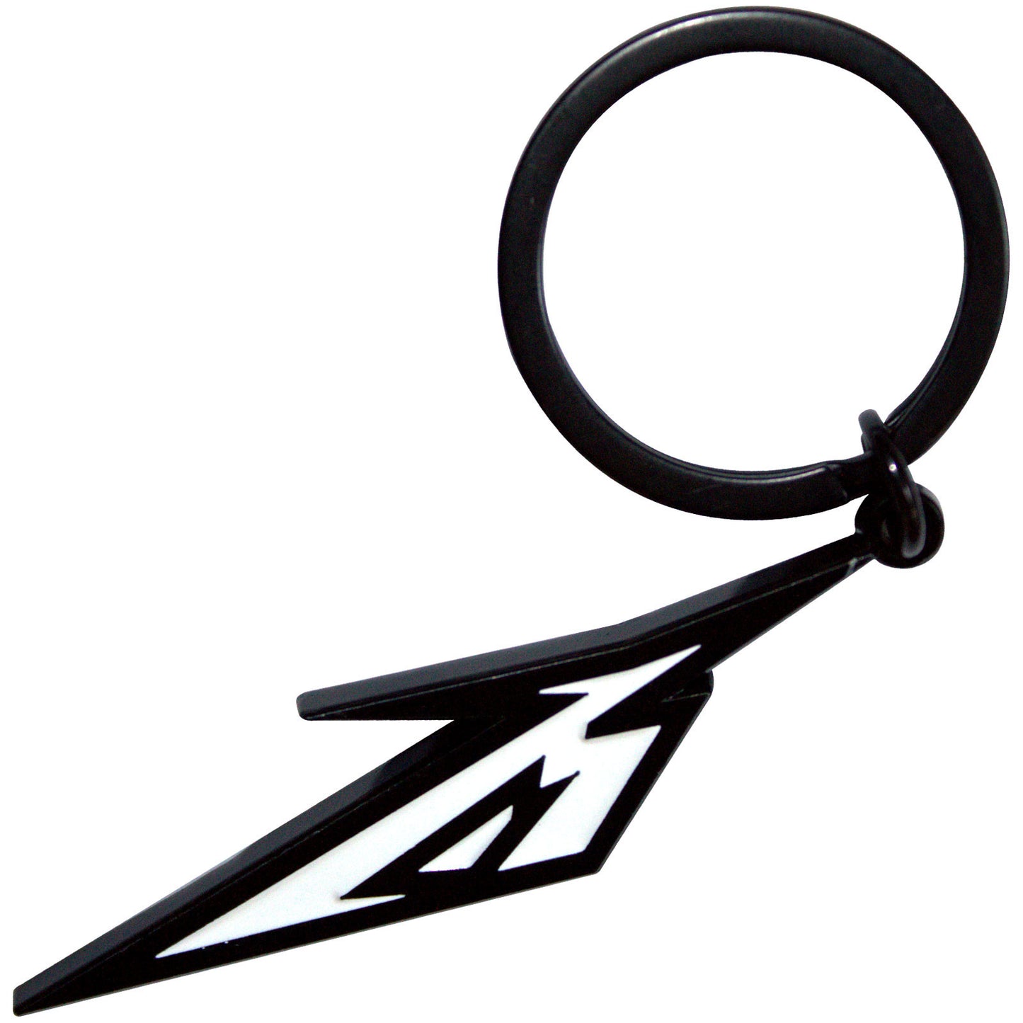 Metallica Keychain: Black & White M Logo