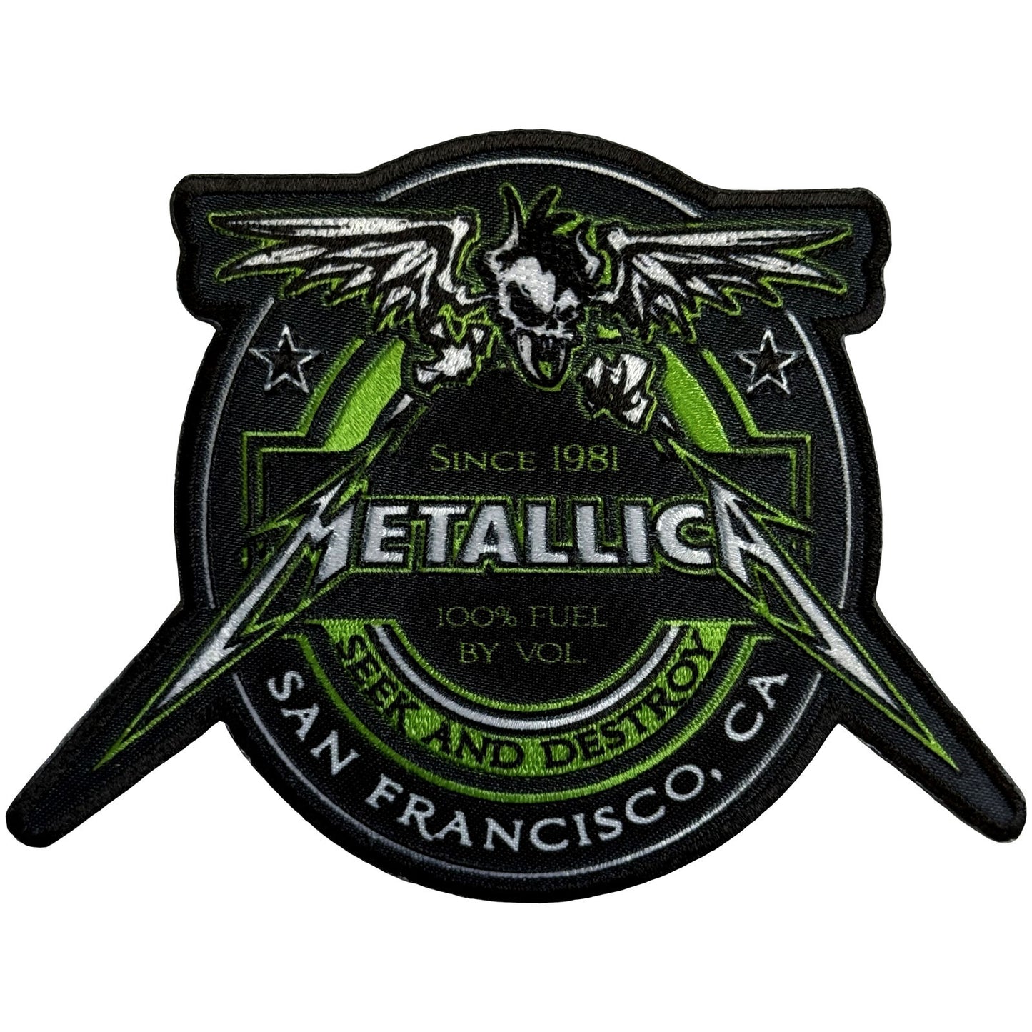 Metallica Woven Patch: Fuel