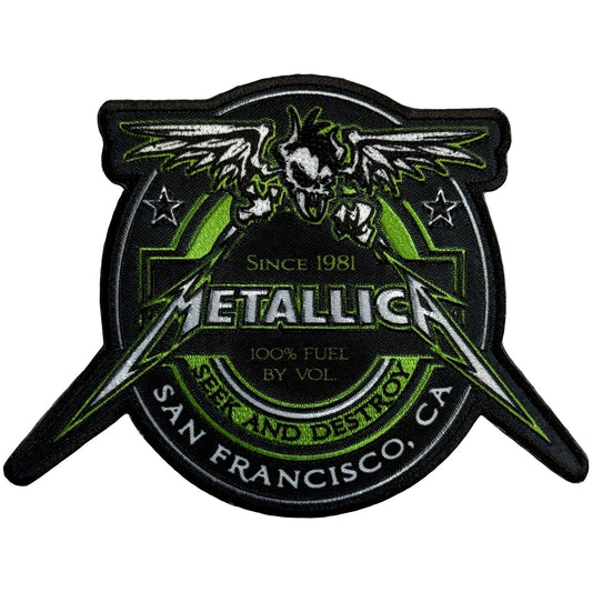 Metallica Woven Patch: Fuel