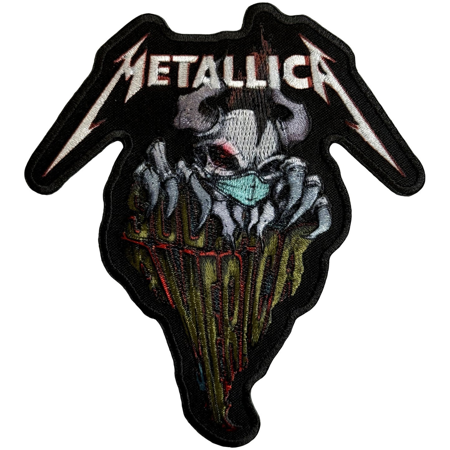 Metallica Woven Patch: Squindo South American Tour