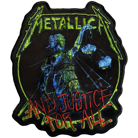Metallica Woven Patch: Vintage Justice For All