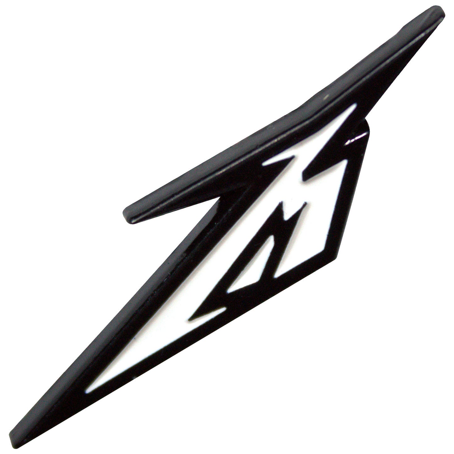 Metallica Badge: Black & White M Logo