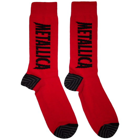 Metallica Socks: Stressed Logo