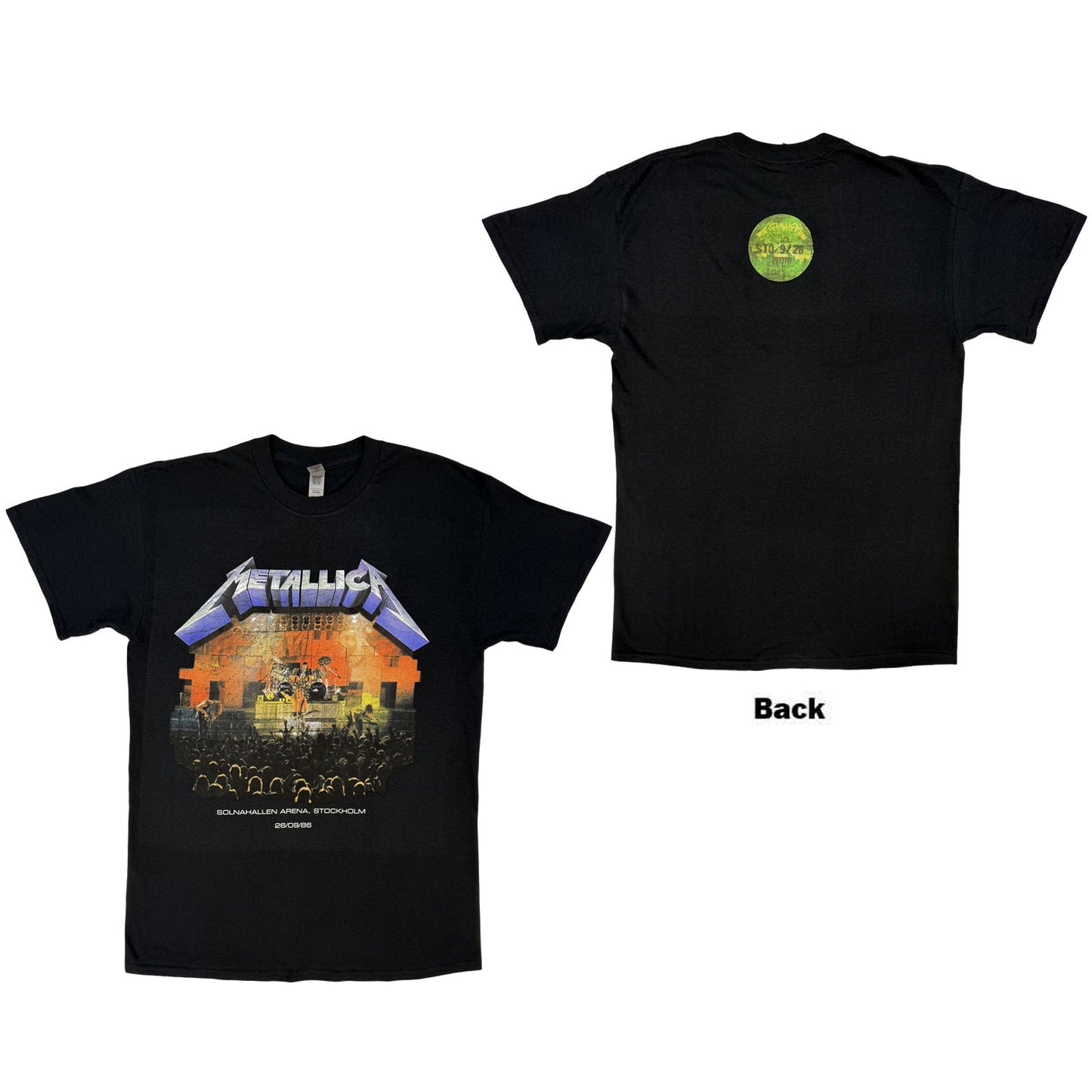 Metallica T-Shirt: Stockholm '86.