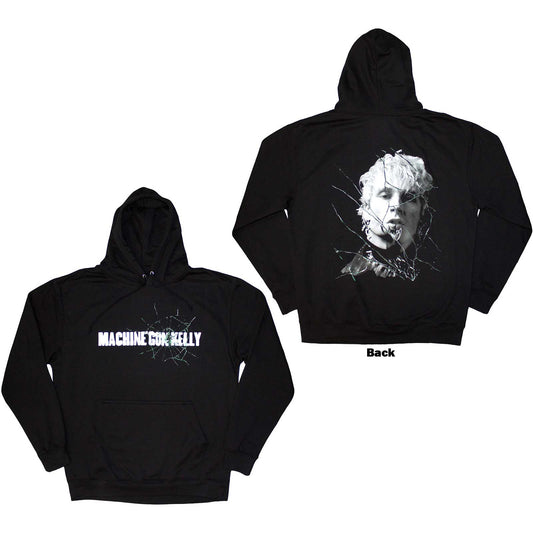 Machine Gun Kelly Pullover Hoodie: Cracked Glass