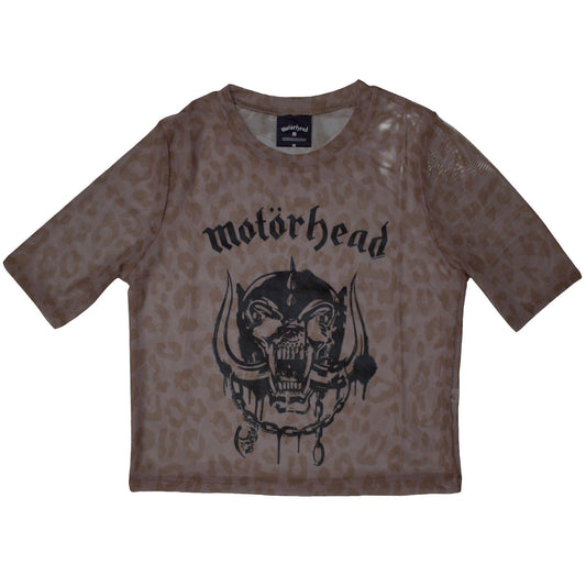 Motorhead Ladies Mesh Crop Top: Warpig