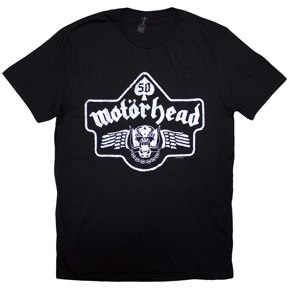 Motorhead T-Shirt: 50 Years Ace Wings Emblem