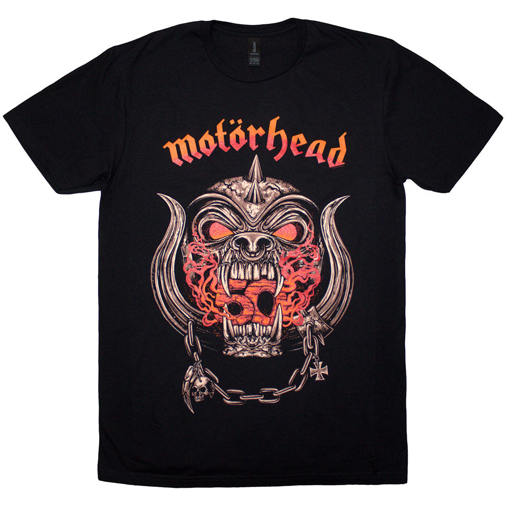 Motorhead T-Shirt: 50 Years Warpig Red Gradient