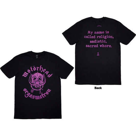 Motorhead T-Shirt: Orgasmatron Lyric