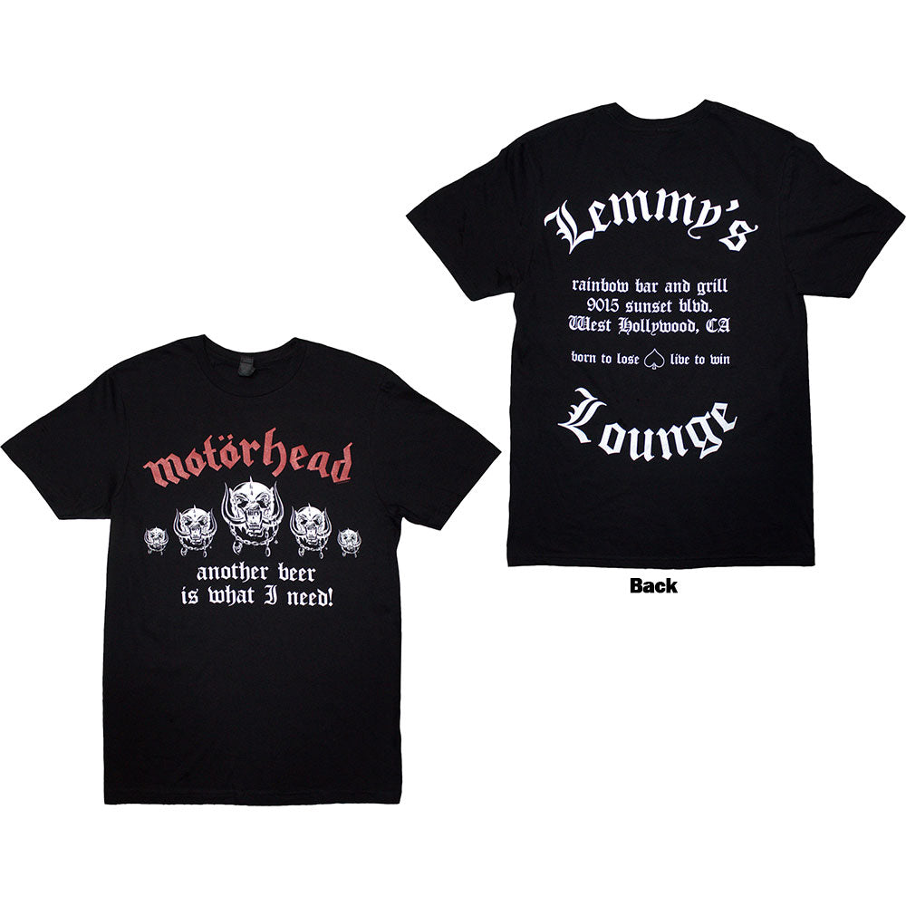 Motorhead T-Shirt: Lemmy's Lounge