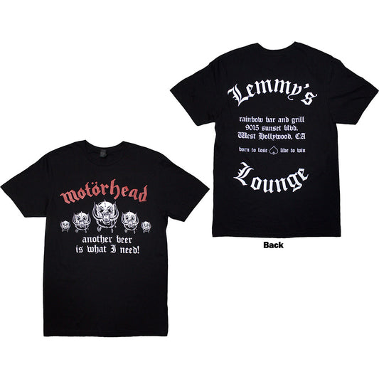 Motorhead T-Shirt: Lemmy's Lounge
