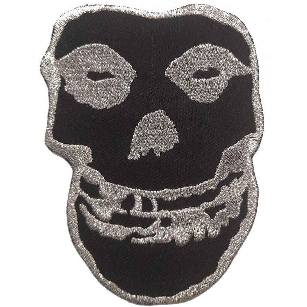 Misfits Patch: Inverted Silver Skull
