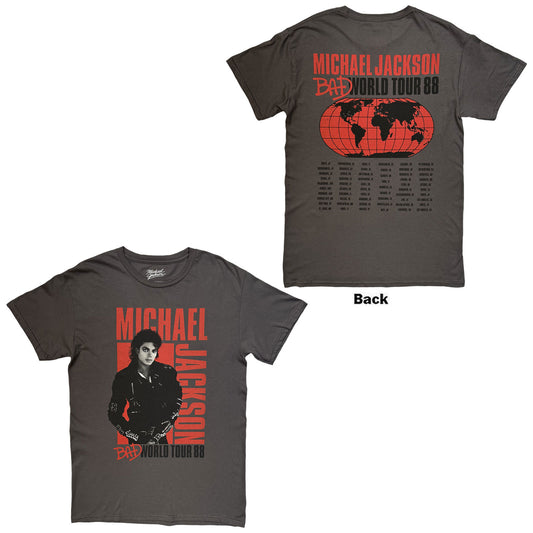 Michael Jackson T-Shirt: Bad World Tour '88